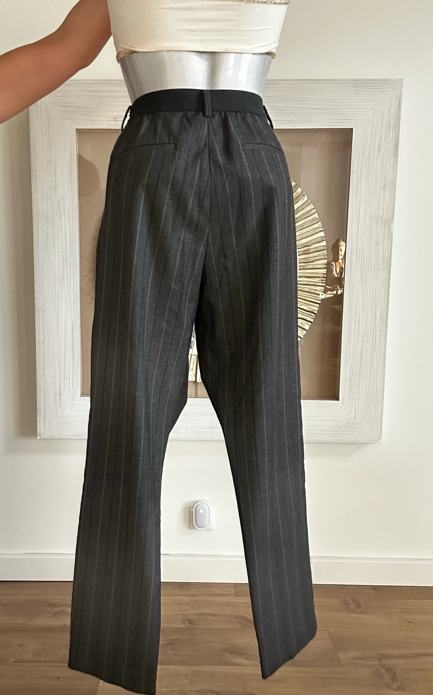 Uniqlo Women's Striped Tailored Trousers Size L – photo 6